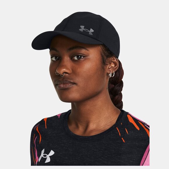 Under Armour โข Velociti Low Adjustable Cap/Hat โข Womenโs โข Black โขย UA - Picture 3 of 9